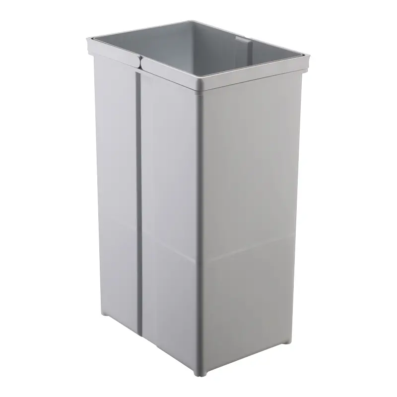 SEAU POUBELLE AVEC DB POIGNEE 29L PLASTIQUE GRIS - 8011494 - WESCO 1 SEAU POUBELLE AVEC DB POIGNEE 29L PLASTIQUE GRIS - 8011494 - WESCO