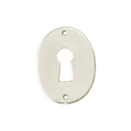 ENTREE OVALE LAITON NICKEL MAT - 243960 - DUBOIS