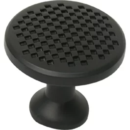 BOUTON ZAMAC D.32MM NOIR - 851.032.08 - SC HERRAJES