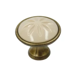 BOUTON PORCELAINE/ZAMAC - 1919-34ZN31A78 - FOSUN