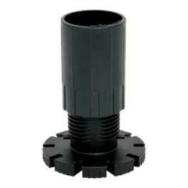 PIED PLASTIQUE NOIR D.30 HT.80MM - VOLPATO - 1004D080AB