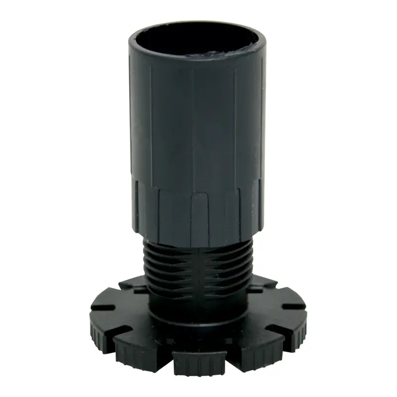 PIED PLASTIQUE NOIR D.30 HT.80MM - VOLPATO - 1004D080AB 1 PIED PLASTIQUE NOIR D.30 HT.80MM - VOLPATO - 1004D080AB