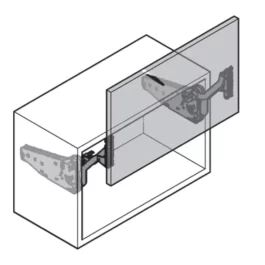 FERRURE RELEVABLE FREE S WING MBLE HT.500 A 670 - 2719270006 - KESSEBOHMER