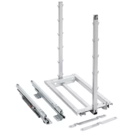 FERRURE JUNIOR III LARG. 300 FIX.SOL BLANC+AMORT - 0052629966 - KESSEBOHMER