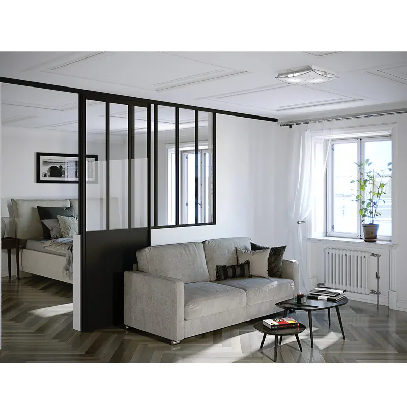 KIT PORTE COULISS VERRIERE ALU NOIR GR. LG2,50ML - FA5780031136113 - SEED 1 KIT PORTE COULISS VERRIERE ALU NOIR GR. LG2,50ML - FA5780031136113 - SEED