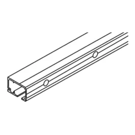 RAIL ROUL.PORTA 60/100 HC ALU ANOD L.2500MM - 057.3112.250 - HAWA