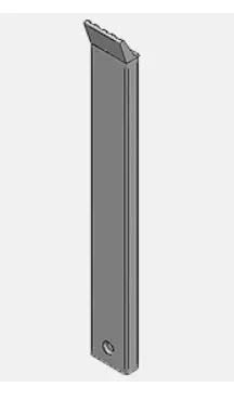 TRINGLE PLATE ALUMINIUM - 975.A1000AL - OJMAR 1 TRINGLE PLATE ALUMINIUM - 975.A1000AL - OJMAR