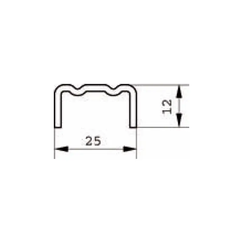 CREMAILLERE DOUBLE PERFO LG.1500 BLANC PAS 50 - 10001-00055 - ELEMENT SYSTEM 2 CREMAILLERE DOUBLE PERFO LG.1500 BLANC PAS 50 - 10001-00055 - ELEMENT SYSTEM – Image 2