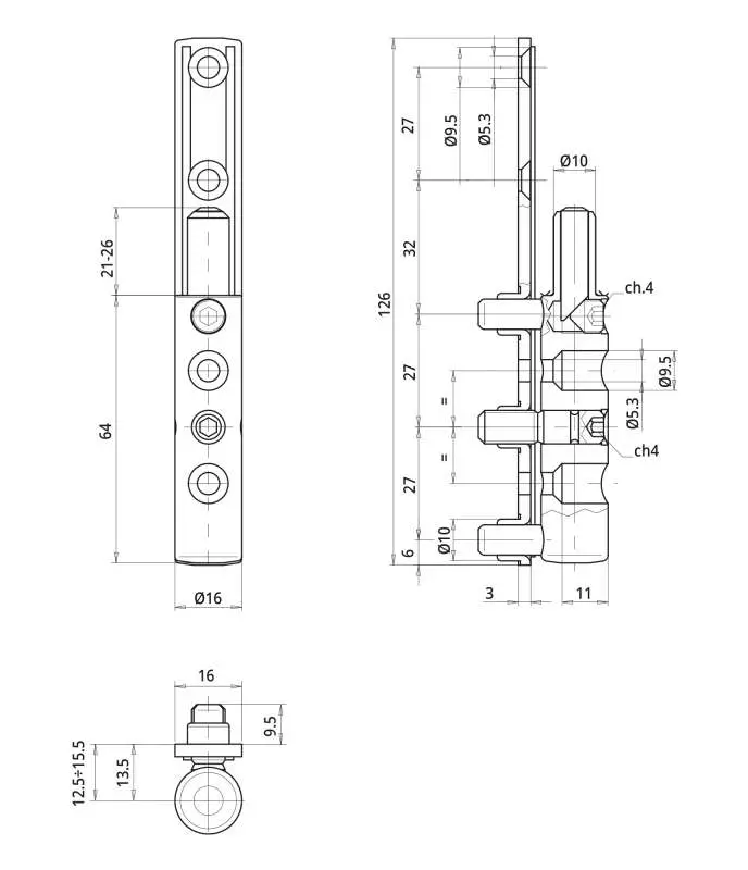 FICHE MALE PLATINE URSUS 487 D16 GRIS F9 - CG4871609F03 - OTLAV 1 FICHE MALE PLATINE URSUS 487 D16 GRIS F9 - CG4871609F03 - OTLAV