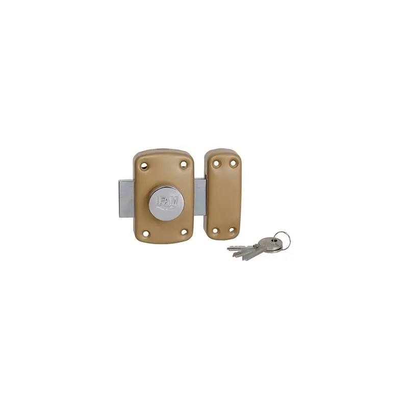 VERROU BRONZE CYL 35 ET BOUTON VARIE - 26350 - IFAM 1 VERROU BRONZE CYL 35 ET BOUTON VARIE - 26350 - IFAM