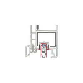 PLINTHE AUTO H28XL11,8 +AILETTE PR PVC 110CM - FAPIM - DA1512110_00