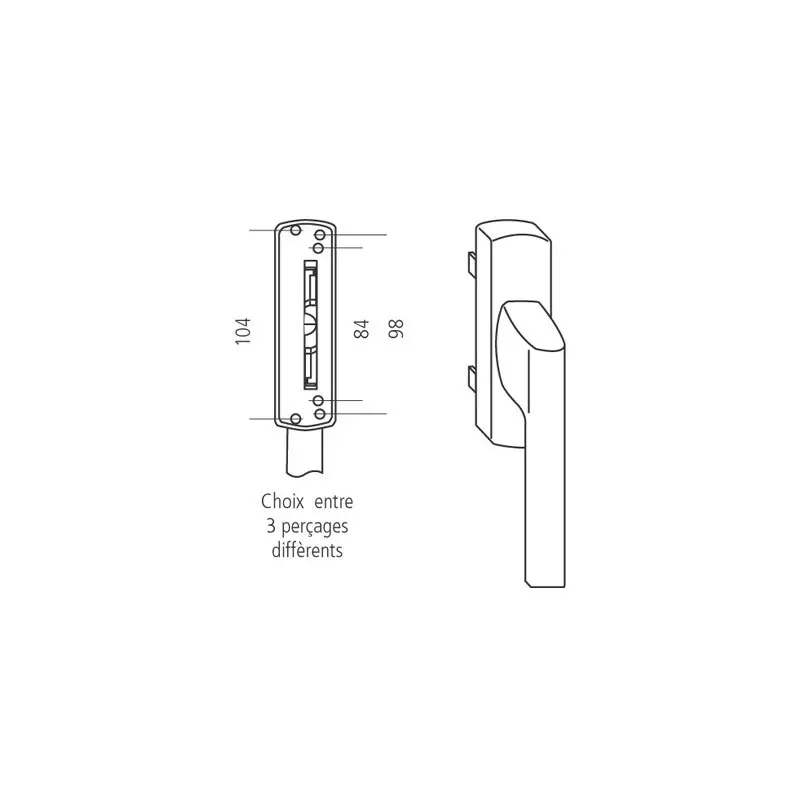 POIG DG SI.L LM LAQ ARGT 2DGTS MHSS1000 GMH - MHSS1000-525020 - SIEGENIA 2 POIG DG SI.L LM LAQ ARGT 2DGTS MHSS1000 GMH - MHSS1000-525020 - SIEGENIA – Image 2