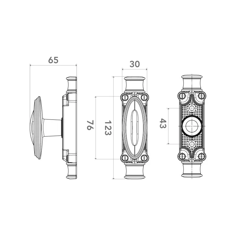FAUSSE CREMONE 33 BOUT OVAL DEP 35 ANTHRACITE - BDFC46AR4716 - GENERIQUE 2 FAUSSE CREMONE 33 BOUT OVAL DEP 35 ANTHRACITE - BDFC46AR4716 - GENERIQUE – Image 2