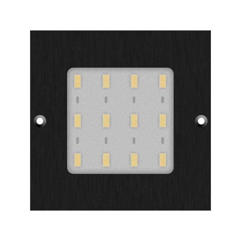SPOT CARRE ALU 4500D 6W - L160 85 4 - SC LIGHTING 1 SPOT CARRE ALU 4500D 6W - L160 85 4 - SC LIGHTING