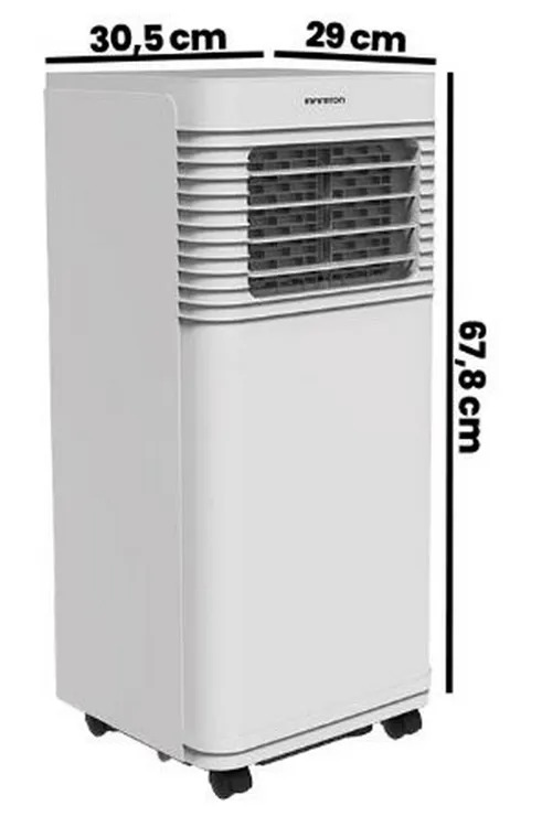 INFINITON PACPK17W Climatiseur 7000 BTU, convient pour pièces de 12-15 m², classe d'efficacité énergétique A, minuterie, 3 niveaux de puissance, mode veille, déshumidificateur, kit d'installation 2 INFINITON PACPK17W Climatiseur 7000 BTU, convient pour pièces de 12-15 m², classe d'efficacité énergétique A, minuterie, 3 niveaux de puissance, mode veille, déshumidificateur, kit d'installation – Image 2